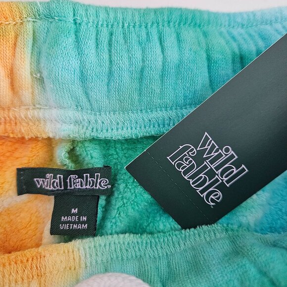 Wild Fable Tie-Dye Womens Lounge Shorts Multi-Color Elastic Waist Size M Casual - Picture 8 of 11